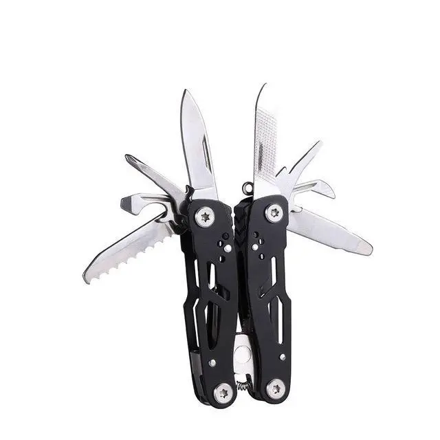 Alt view image 2 of 7 - MINI Multitool Pliers, Birthday Christmas Gifts for Men Boyfriend Dad Husband Women, Pocket Knife 14-In-1, Rugged and Practical Portable Computer and Bike Gadgets, Black Camping and Survival Tools