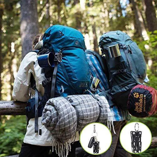 Alt view image 7 of 7 - MINI Multitool Pliers, Birthday Christmas Gifts for Men Boyfriend Dad Husband Women, Pocket Knife 14-In-1, Rugged and Practical Portable Computer and Bike Gadgets, Black Camping and Survival Tools