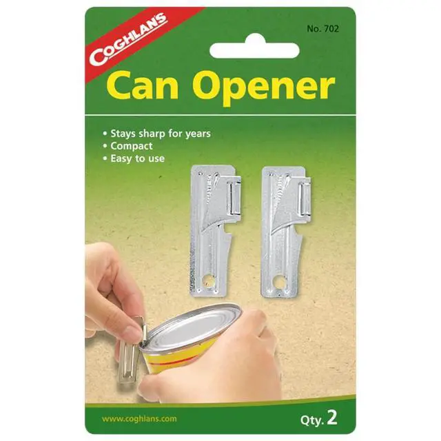 Alt view image 2 of 3 - Portable Can Opener 2-Pack, Lightweight and Durable Manual Tool for Camping, Hiking, Survival, and Outdoor Adventures