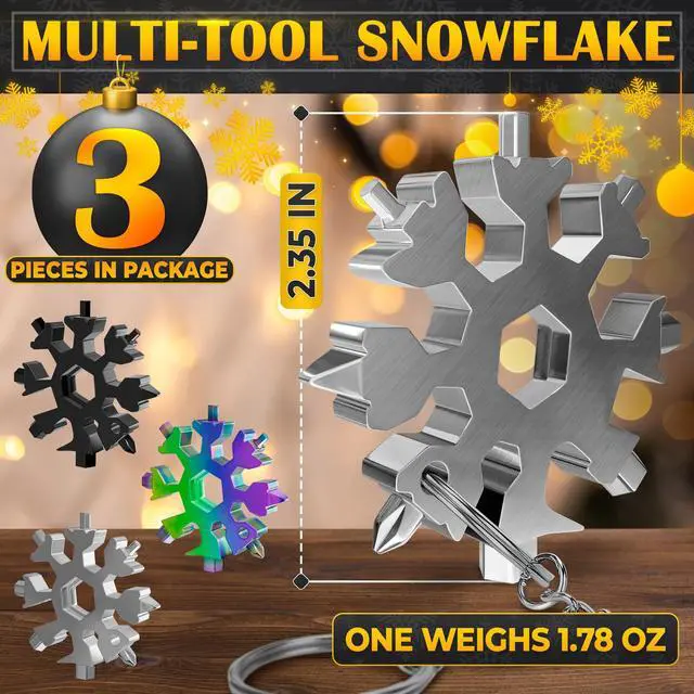 Alt view image 2 of 7 - 3 PCs 18 in 1 Multitool Set Compact and Portable Stainless Steel Tool with Bottle Opener Universal for Travel, Home, Work and Great as Practical Gift Idea for Mens