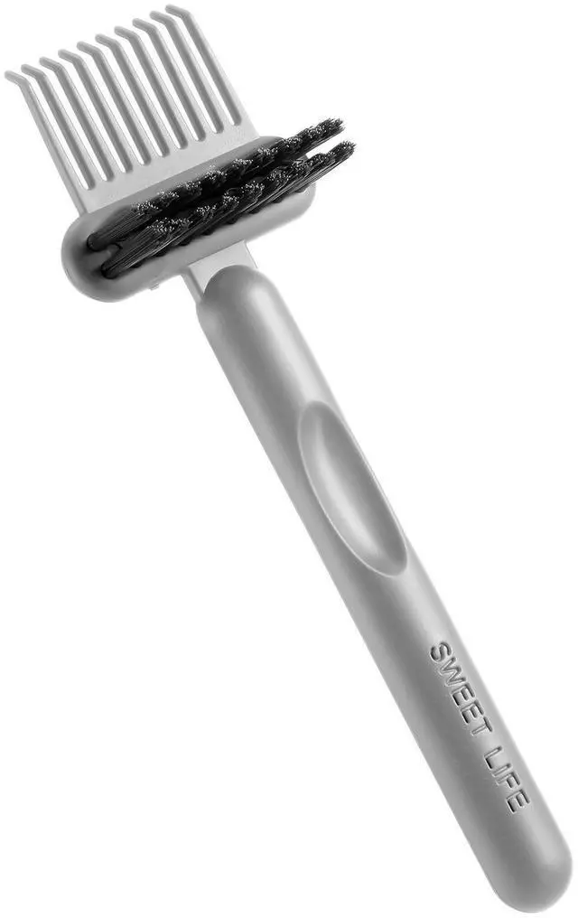 Main image of 2-in-1 Hair Brush Cleaner & Remover Tool Brush Cleaning Tool Comb Cleaner Effective Hairbrush Cleaners Small and Portable for Travel Man Woman Home Salon Removing Hair Dust(Grey)