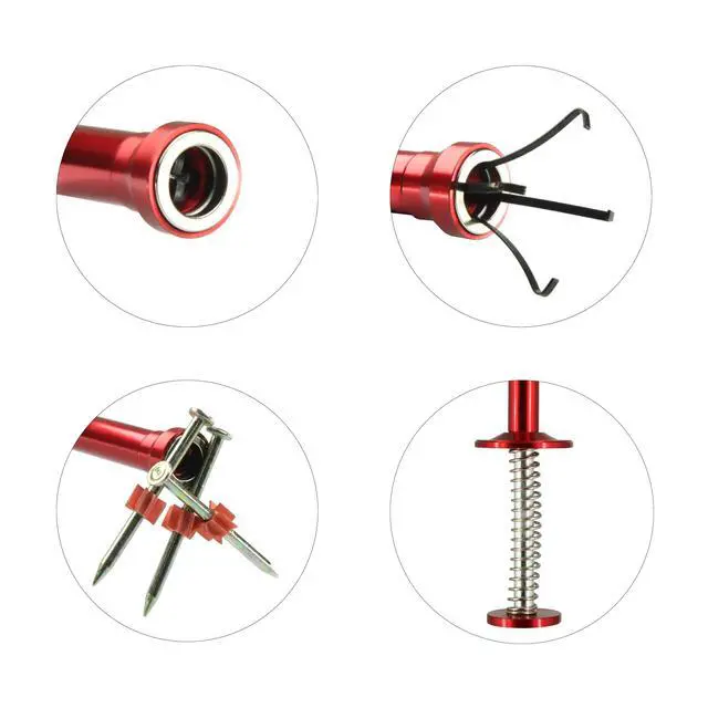 Alt view image 3 of 6 - Flexible Claw Pickup Tool with Magnet, Magnetic Pickup Tool, 4-Finger Claw, Rustless SpringClaw-Type Magnetic Pick-up Tool, for Garbage Pick up