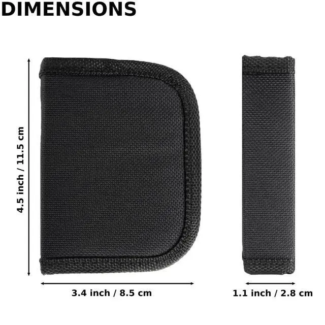 Alt view image 3 of 4 - Military Survival Sewing Kit, Portable Sewing Kit with Buttons for Men or Women, Small Repair Tools with Zipper Closure in Durable Nylon Case for Travel Field Emergency (Black)