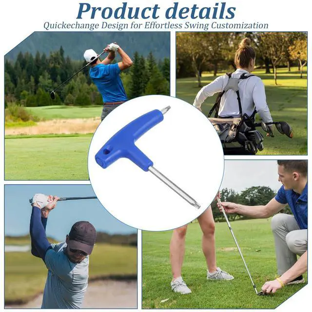 Alt view image 2 of 7 - Golf Driver Tool, 2 in 1 Golf Torque Wrench for T20 and T25, Portable Driver Tools, Adjustment Golf Tool with Plastic Handle, Golf Accessories for Golf Club Driver Equipment(Blue)