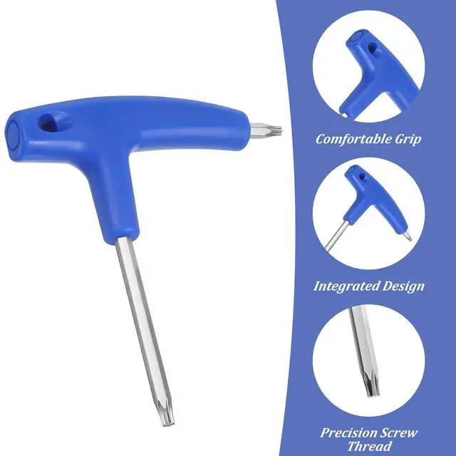 Alt view image 5 of 7 - Golf Driver Tool, 2 in 1 Golf Torque Wrench for T20 and T25, Portable Driver Tools, Adjustment Golf Tool with Plastic Handle, Golf Accessories for Golf Club Driver Equipment(Blue)