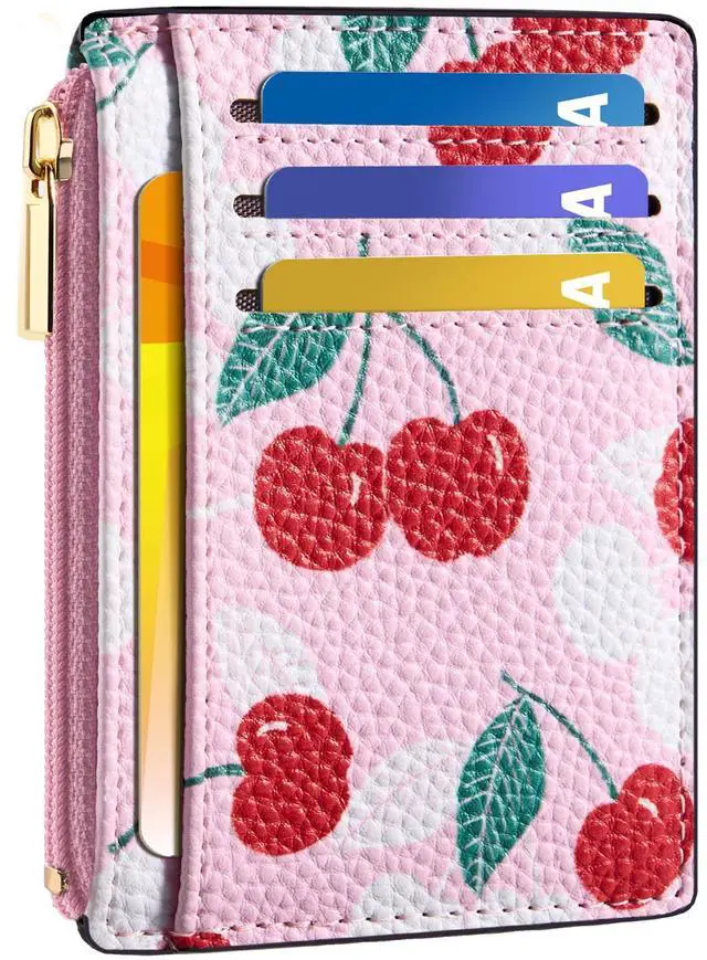 Main image of Womens Credit Card Holder Wallet, Small Slim RFID Blocking Sleeve