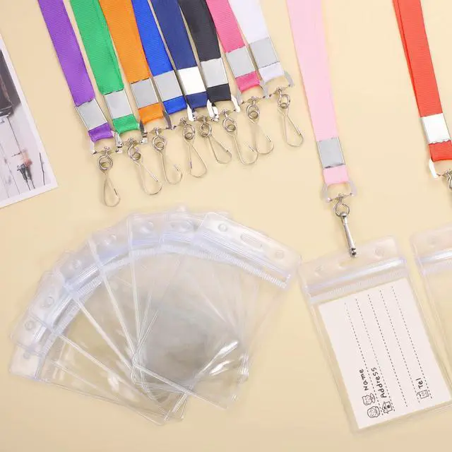 Alt view image 5 of 7 - 12 Pack Lanyards for ID Badges Cruise Lanyard for Ship Cards with Waterproof ID Badge Holder Cruise Essentials 2026 (12 Colors)