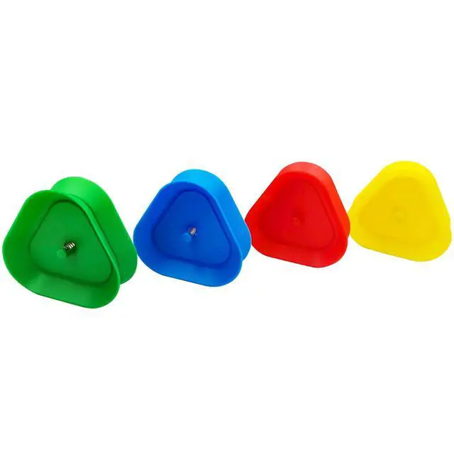 Alt view image 2 of 6 - Playing Card Games Holder - 4Pack Little Hands Cards Tray for Kids, Seniors,Hands Free Cards Holders for Cards Game, Poker Parties, Family Card Game Nights