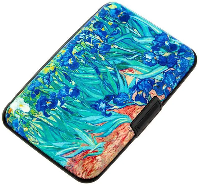 Main image of Credit Card Holder Small RFID Blocking Wallet Business Metal Slim Mini Aluminum Hard Case for Women Men Gift (Lrises)