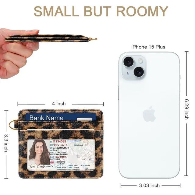 Alt view image 3 of 7 - Slim Minimalist Pocket Credit Card Holder Wallet Women