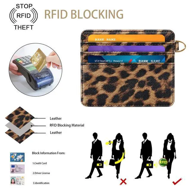 Alt view image 4 of 7 - Slim Minimalist Pocket Credit Card Holder Wallet Women