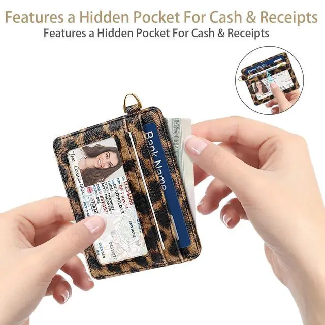 Alt view image 5 of 7 - Slim Minimalist Pocket Credit Card Holder Wallet Women