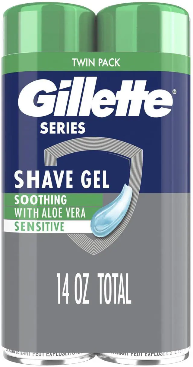 Main image of Series 3X Action Shave Gel, Sensitive Twin Pack, 7 Oz (Pack of 2)