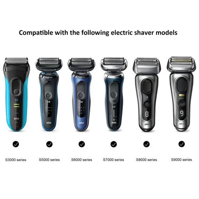 Alt view image 4 of 7 - Electric Shaver Case for Braun Series 3, Series 5, Series 7, Series 9 Electric shavers - Hard shell EVA Travel Case - Powered Shaver Protective Bag (Blue)