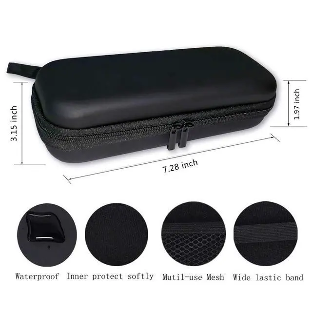 Alt view image 3 of 7 - Hard Shaver Case for Finishing Touch Flawless Body Rechargeable Ladies Shaver and Trimmer Travel Case Portable Protective Bag