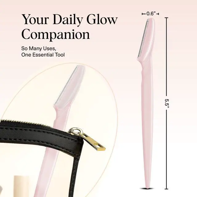 Alt view image 5 of 7 - Dermaplane Razor for Women Face Blush, 6 pcs