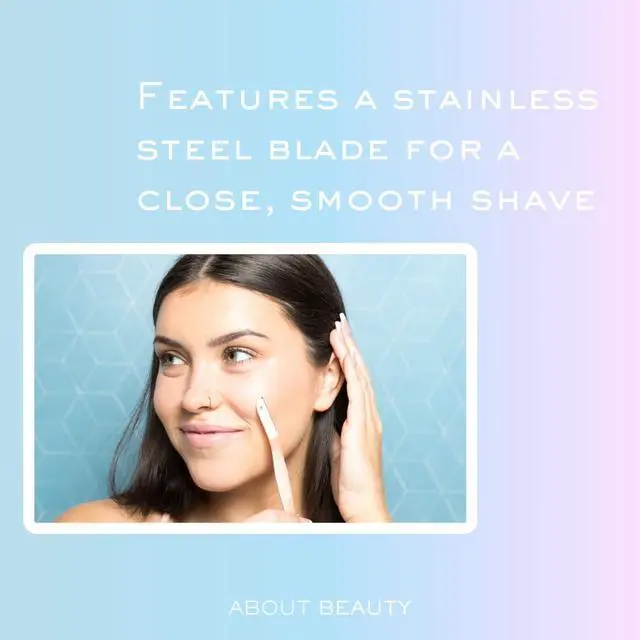 Alt view image 5 of 6 - Fuzz-Free Facial Razors - 3 Beauty Groomers for Hair Removal, Ideal for Shaving, Exfoliating, Dermaplaning and Brow Shaping, Japanese Steel Gently Removes Facial Hair