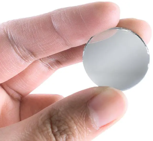 Alt view image 3 of 7 - Mini 1 Inch Small Round Glass Mirror Circles for Arts & Crafts Projects, Traveling, Framing, Decoration (50 Pieces)