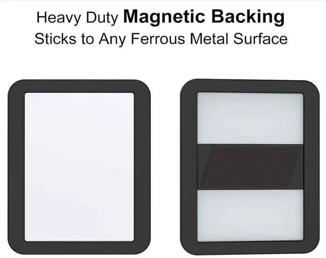 Alt view image 6 of 7 - Magnetic Locker Mirror,Small Mirror for Locker - 5" x 7" Iocker Mirror Magnetic - Magnet Mirror for School Locker, Bathroom, Workshop Toolbox, Office Cabinet,Mirror Locker Accessories,Black