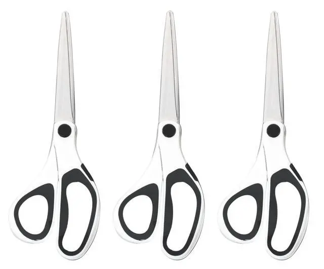 Alt view image 2 of 7 - Precision Ultra Edge Scissors, 8 inch scissors 3-8 inch scissors/pack