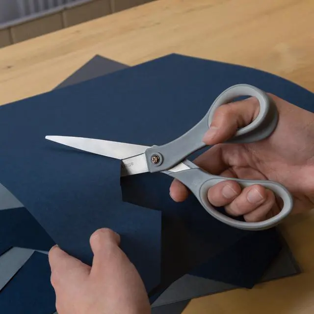Alt view image 7 of 7 - 8" Everyday Titanium SoftGrip All Purpose Scissors, 2-Pack