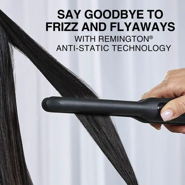 Alt view image 2 of 5 - 1/2" Flat Iron, Hair Straightener with Anti-Static Technology, 15-Second Heat Up & 60 Minute Auto Shut Off, 30% Longer Ceramic Floating Plates, Titanium + Ceramic Coating