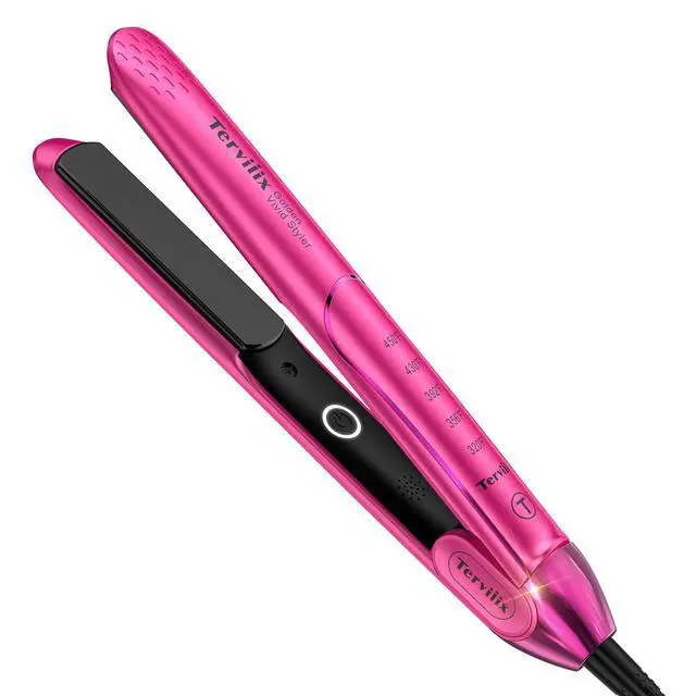 Alt view image 7 of 7 - Plancha De Cabello Profesional, 1 Inch Ceramic Flat Iron, Non-Snagging Plates, 3X Less Damage, 15s Fast Heating | Hair Straightener and Curler 2 in 1, 5 Adjustable Heat Settings, Hot Pink