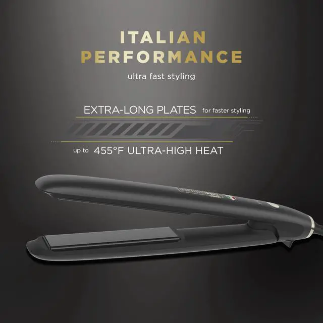 Alt view image 3 of 6 - ArteBella 1-Inch Ceramic Flat Iron Hair Straightener, Professional Italian Design with Extra Long Floating Plates, 5 Heat Settings up to 445°F, Fast Styling for All Hair Types