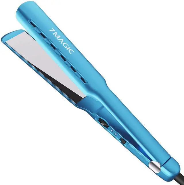 Main image of Nano Titanium 1.7" Flat Iron Hair Straightener for Thick Hair, Blue