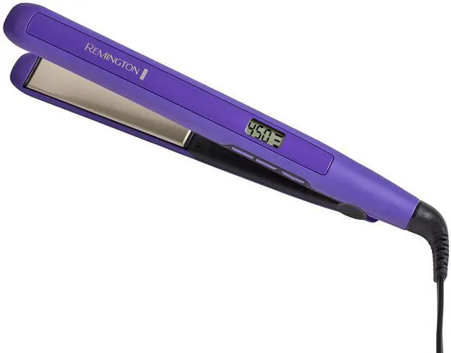 Main image of 1" Flat Iron, Hair Straightener with Anti-Static Technology, 30-Second Heat Up & 60 Minute Auto Shut-Off, 30% Longer Ceramic Floating Plates, Titanium + Ceramic Coating