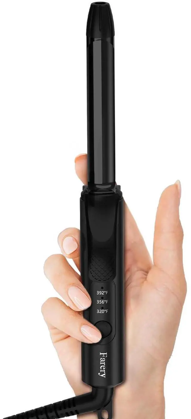 Main image of 1/2 Inch Mini Travel Curling Iron for Short Hair, Auto-Off