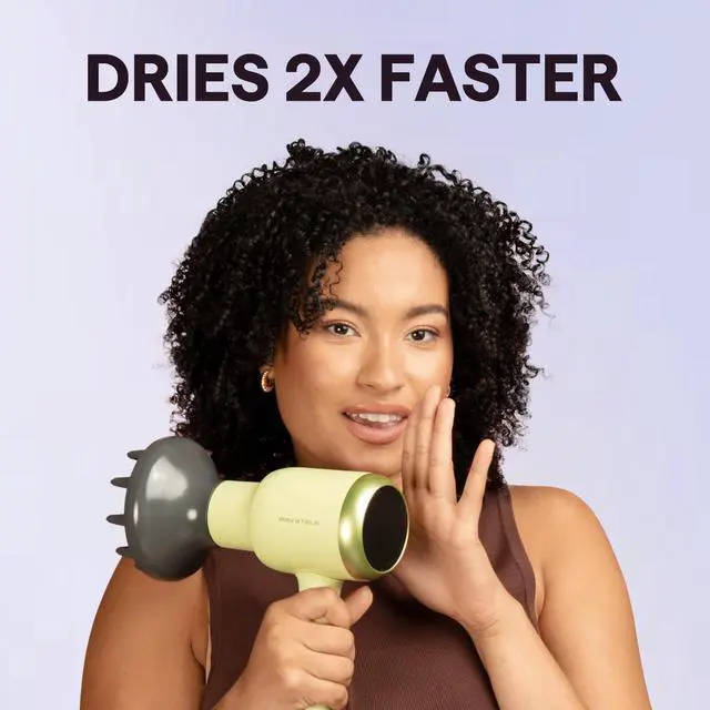 Alt view image 2 of 7 - Blown Away Ionic Hair Dryer with Diffuser for Curly Hair