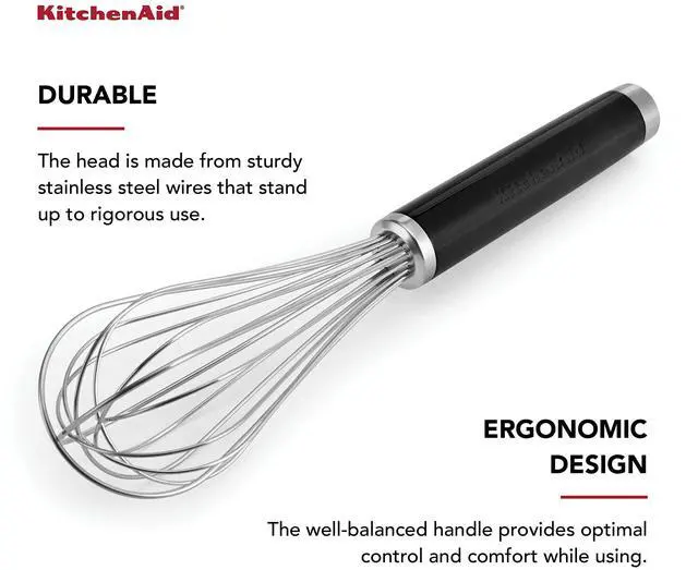 Alt view image 4 of 5 - Classic Utility Whisk, 10.5 Inch, Black