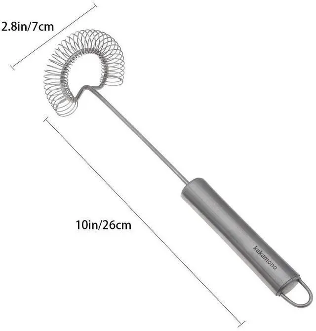 Alt view image 2 of 4 - Egg Beater Stainless Surround helixSpring Coil Whisk, Egg Frother, Milk and Blender - Kitchen Utensils (small)