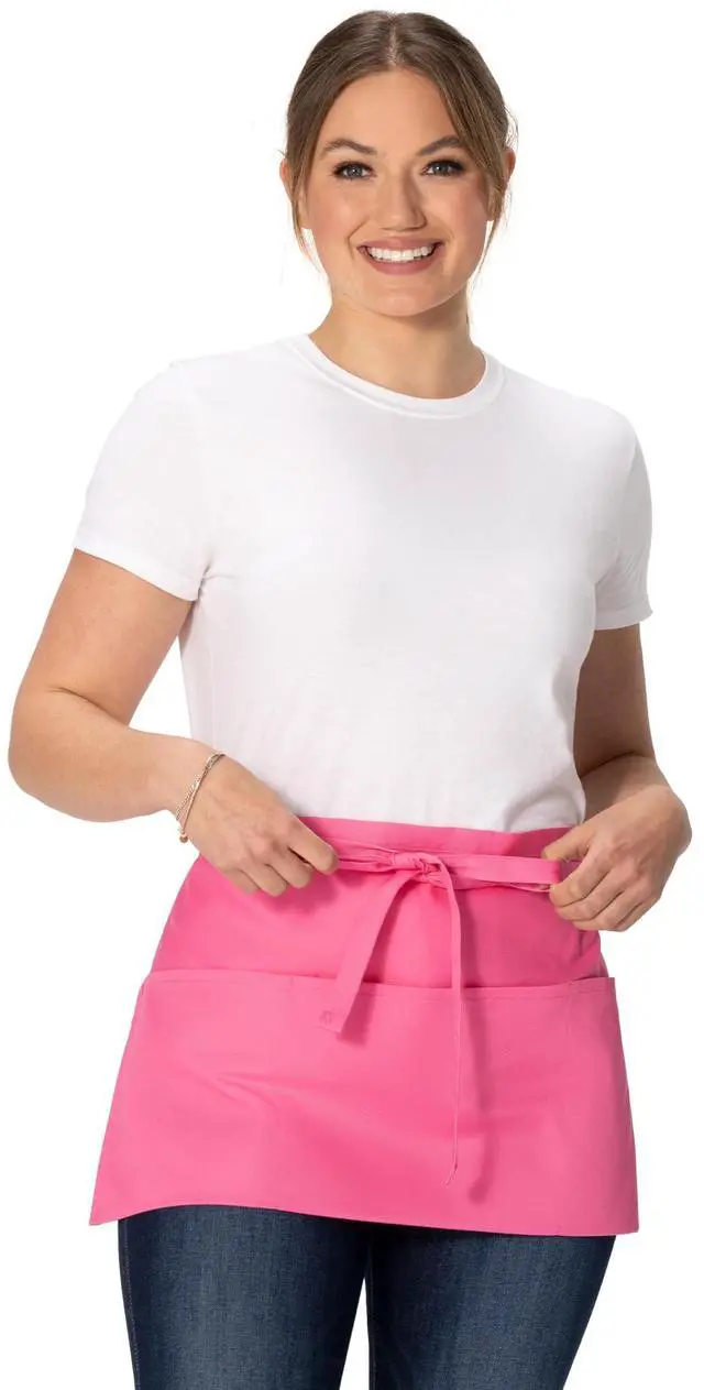 Main image of Unisex Waitress Apron, Hot Pink, One Size