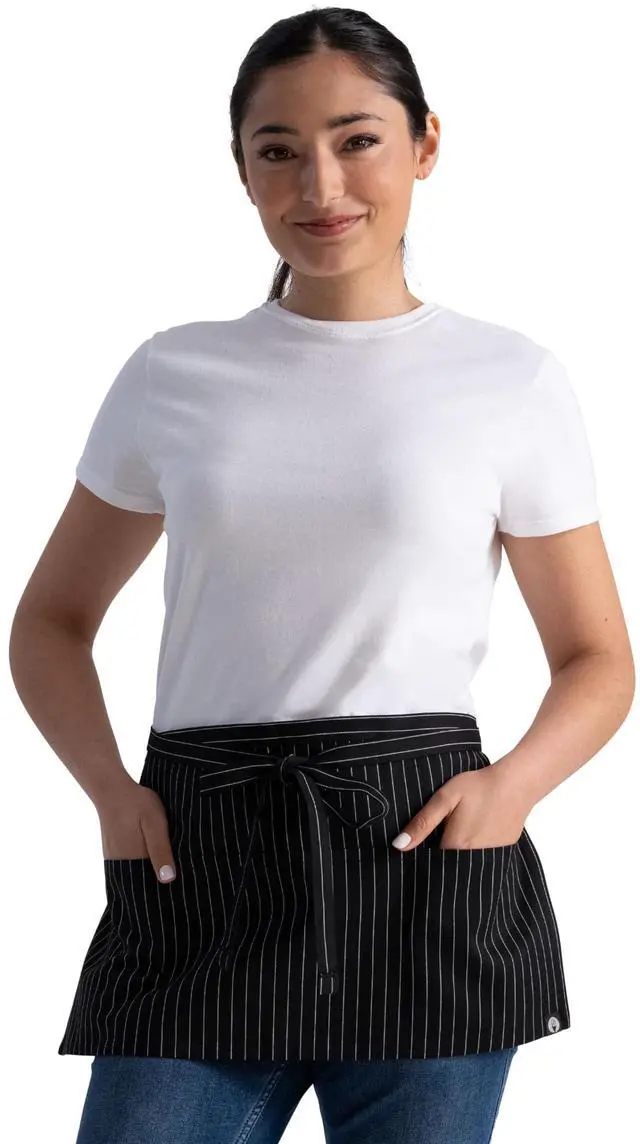 Main image of Unisex Waitress Apron, Pinstripe, One Size