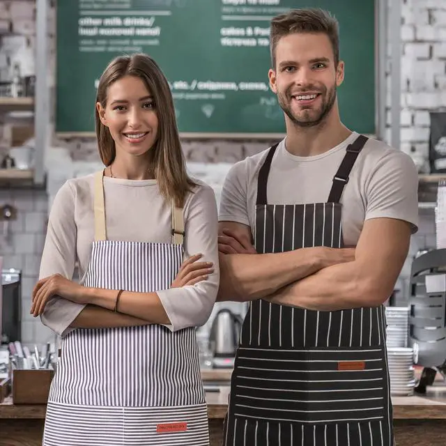 Alt view image 7 of 7 - Zliutob Adjustable Kitchen Aprons, Unisex, 2 Pack