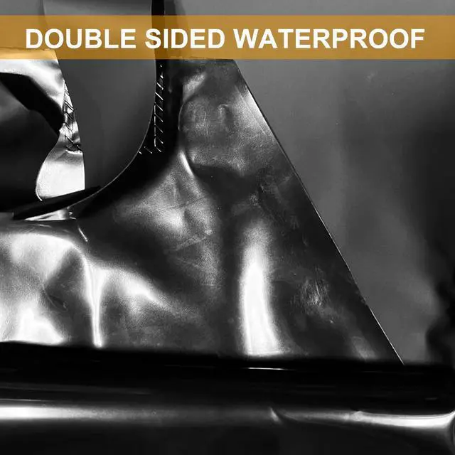 Alt view image 6 of 7 - Waterproof Oil Proof Bib Apron Utility Apron Chemical Resistant Apron with Sleeve Work Apron Ultra Lightweight