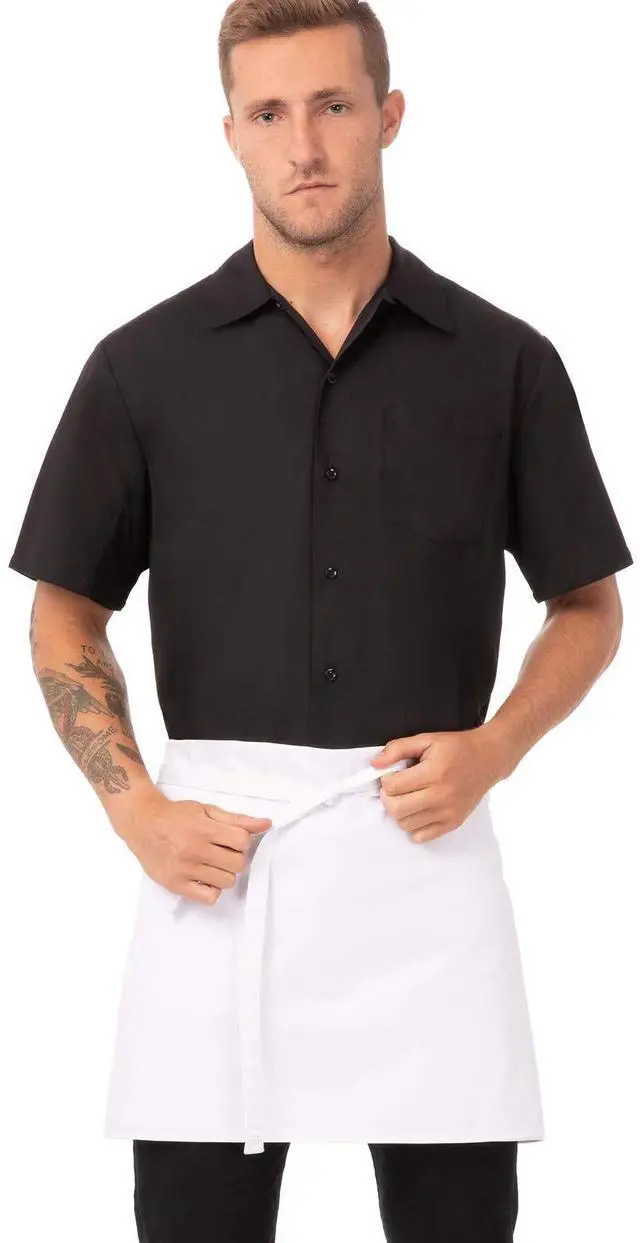 Main image of Unisex Four-Way Apron, White, One Size