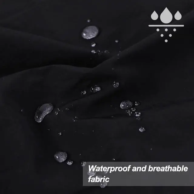 Alt view image 5 of 7 - Waterproof Cobbler Apron with 4 Pockets Vest Smock Apron for Men Women Chef Waiter Work (Black)