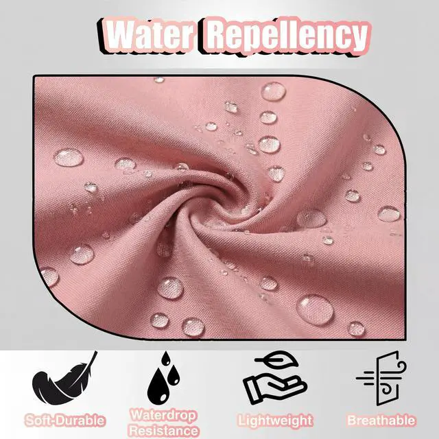 Alt view image 4 of 7 - Kitchen Apron Waterdrop Resistant Cotton Apron with adjustable Aprons for Women with Pockets 10 Color option Cooking Powder Pink Apron (Powder Pink)