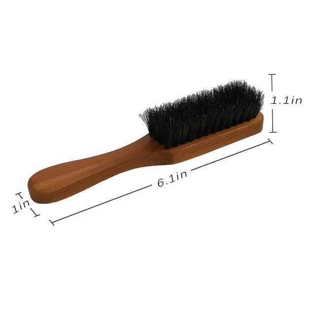 Alt view image 2 of 7 - Boar Bristle Beard & Mustache Brush, Small Size