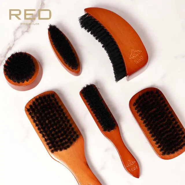 Alt view image 5 of 5 - Beard Brush with 100% Natural Boar Bristles for Men, Premium Wooden Brush, Beards Mustaches Grooming Shaving Comb, Tame and Soften Facial Hair (Round Mini)