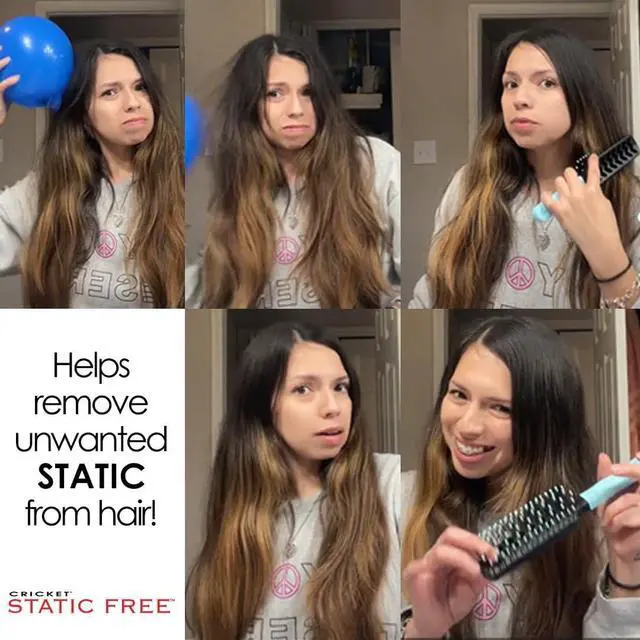 Alt view image 2 of 7 - Static Free Fast Flo Vent Hair Brush - Quick Blow Drying, Easy Styling, and Tangle-Free Detangling for All Hair Types, Long, Short, Thick, Thin, Curly, Straight, and Wavy
