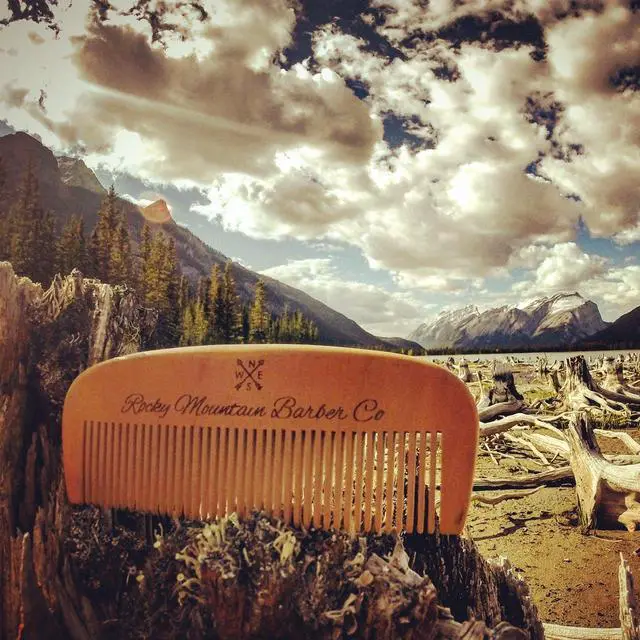 Alt view image 7 of 7 - Hair Comb - Wood with Anti-Static & No Snag Handmade Brush for Beard, Head Hair, Mustache with Design in Gift Box
