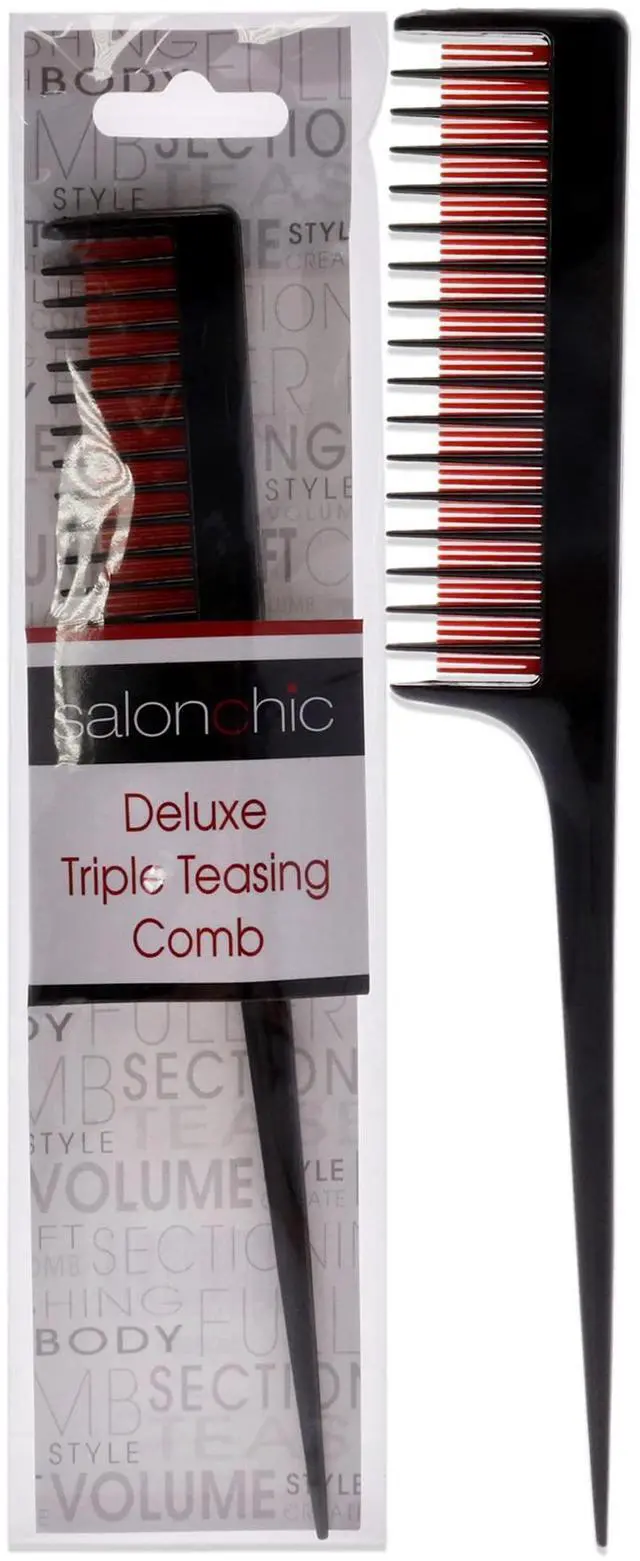 Main image of Deluxe Triple Teasing Comb Comb Unisex 1 Pc