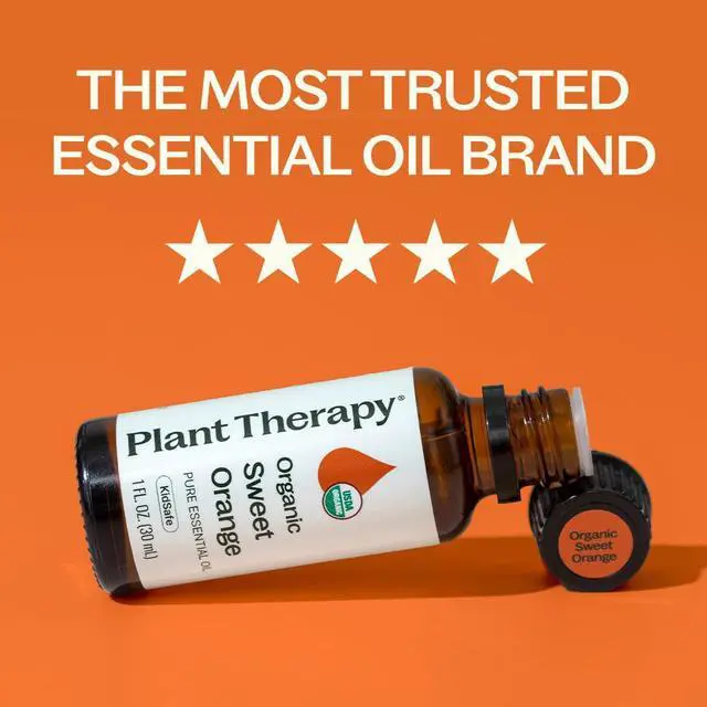 Alt view image 3 of 7 - Organic Sweet Orange Essential Oil, 30 mL, Pure Essential Oil