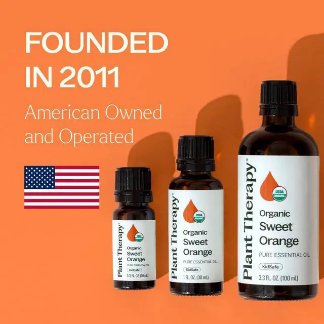 Alt view image 6 of 7 - Organic Sweet Orange Essential Oil, 30 mL, Pure Essential Oil