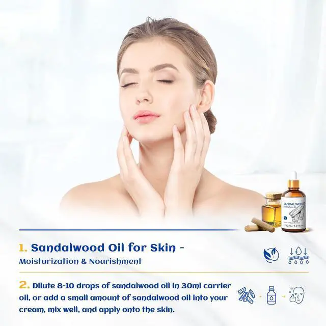 Alt view image 3 of 7 - Sandalwood Essential Oils for Skin, Diffuser & Candle Soap Making