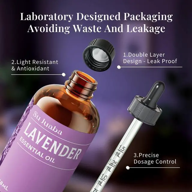 Alt view image 5 of 6 - Lavender Essential Oil for Aromatherapy, Sleep & Relaxation